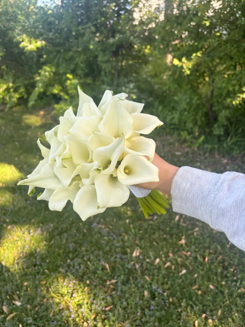 Calla's Wedding Bouquet