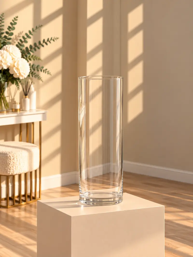 Clear vase