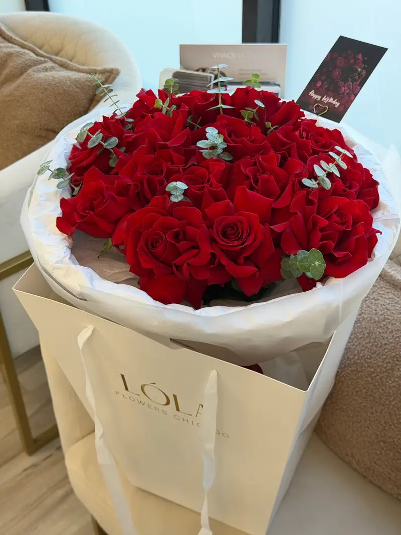 French Rose & Eucalyptus Bouquet