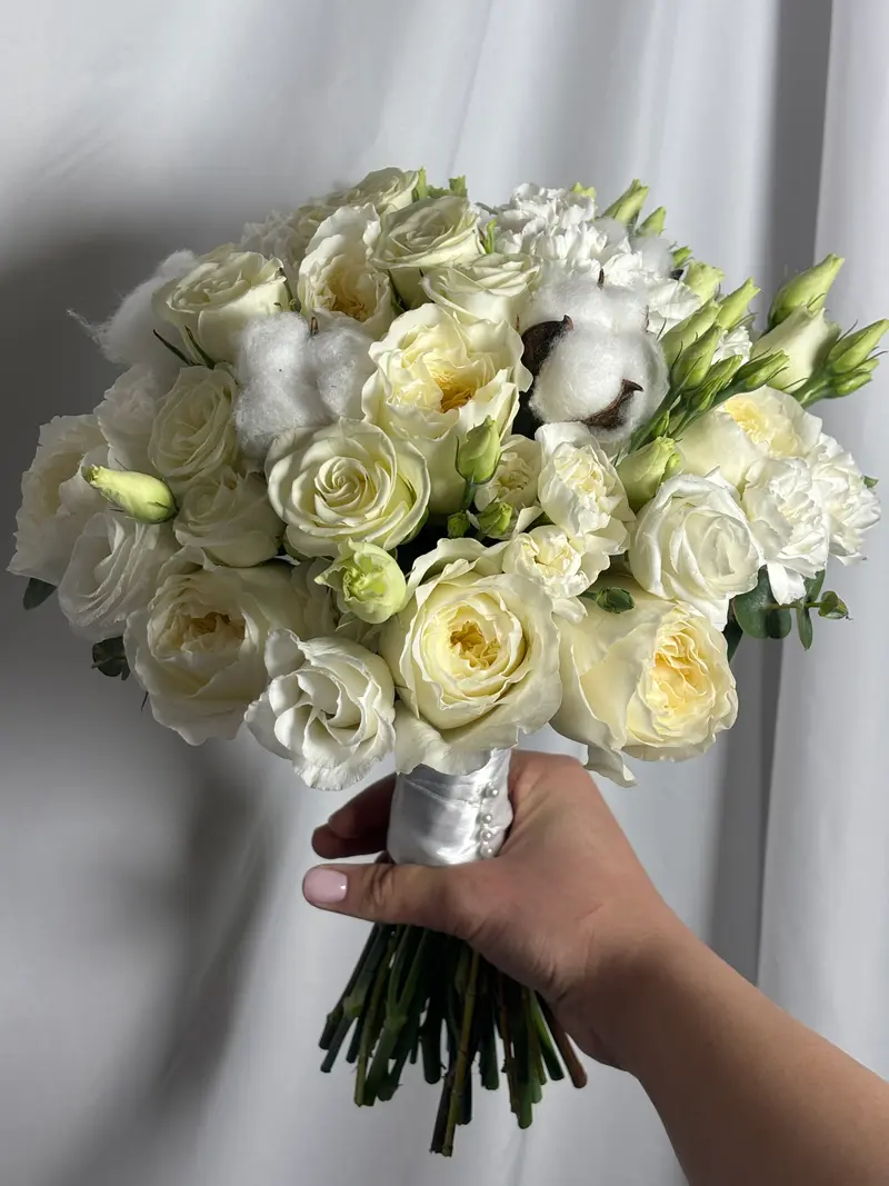 Ivory Blush Wedding Bouquet