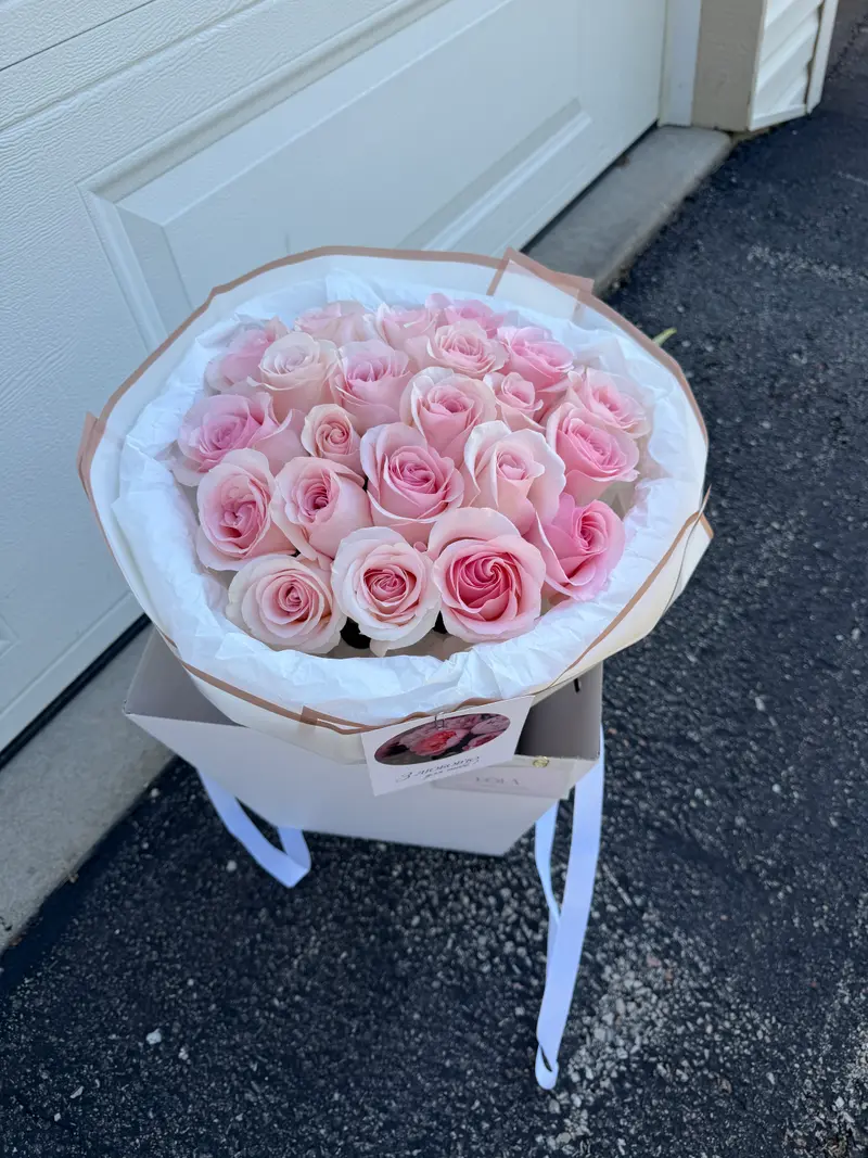 Light Pink Rose Bouquet