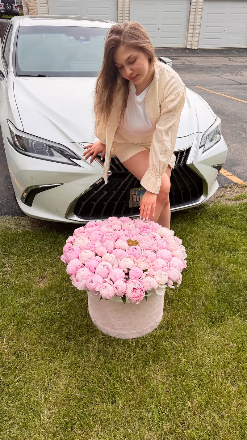 Peony Flower Box