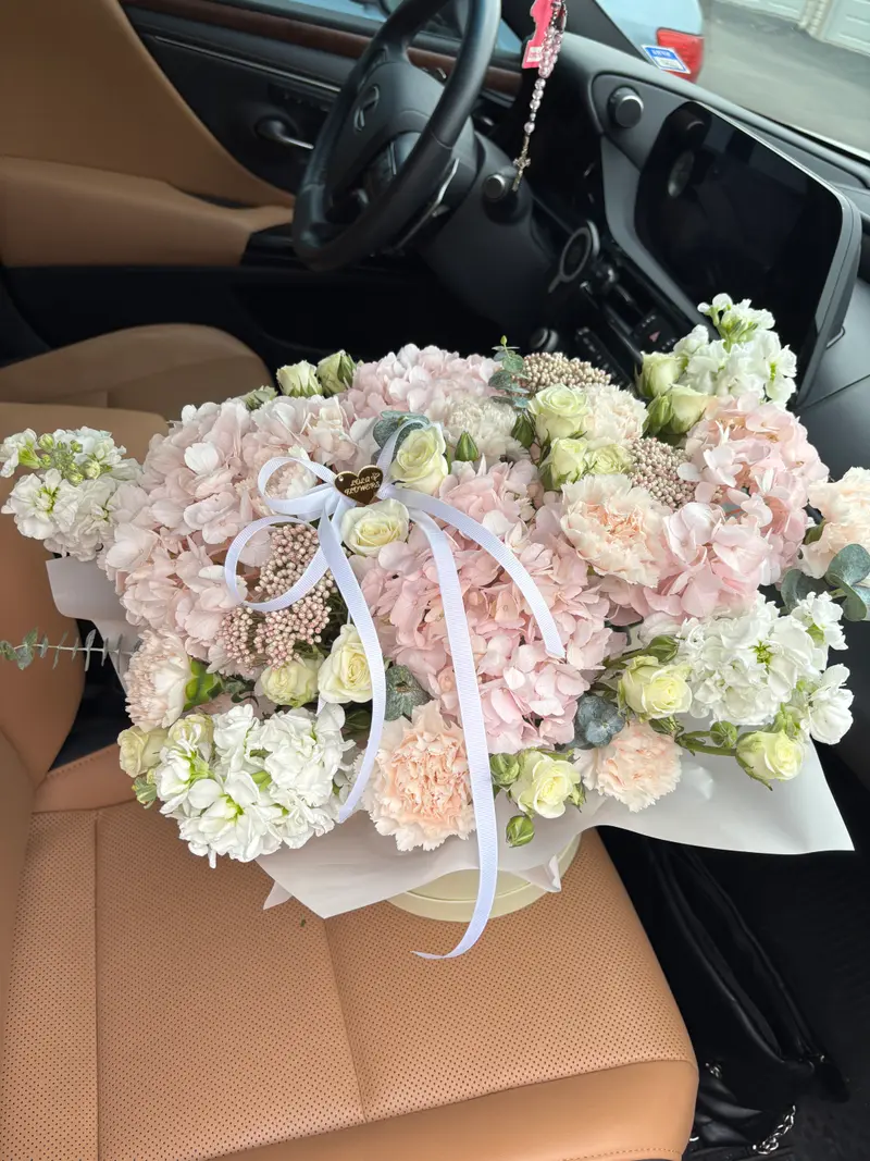 Romantic Blush Flower Box